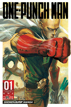Cover of the manga series One-Punch Man.